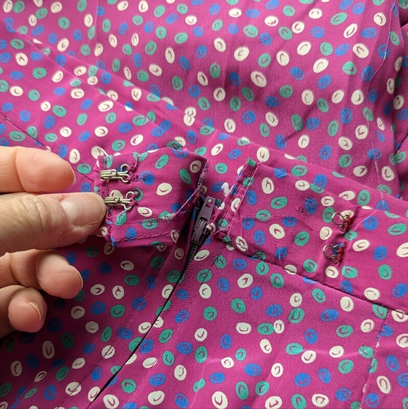 1980's does 1940's PALAZZO PANTS wide leg M - Picture 10 of 11